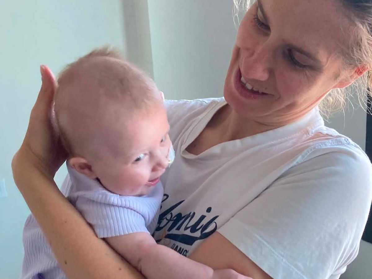 A mother and her baby girl both fighting Cancer campaign photo, 1 of 3