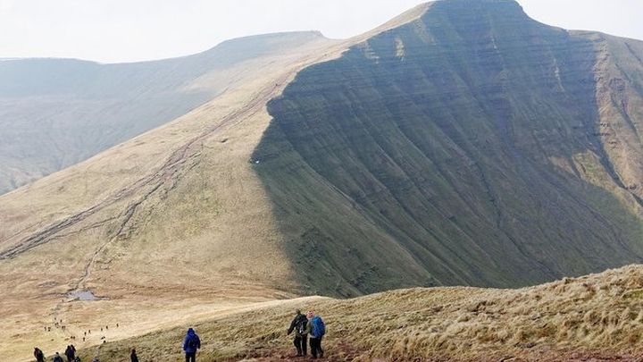 Firefighters Pen y Fan Challenge campaign photo, 1 of 3