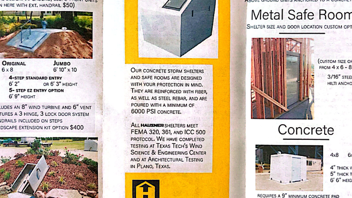Community Storm Shelter for Safety campaign photo, 1 of 5