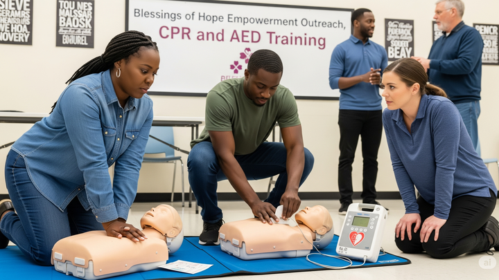 Donate to Empower Blessings of Hope for CPR and AED Training campaign photo, 1 of 5