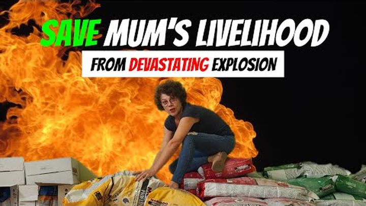 Help Mum Rebuild after Devastating Explosion video thumbnail, 1 of 2