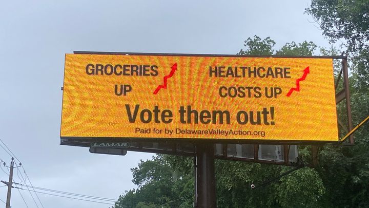 Keep Trump Accountable: DVA's Electronic Billboard campaign photo, 1 of 8