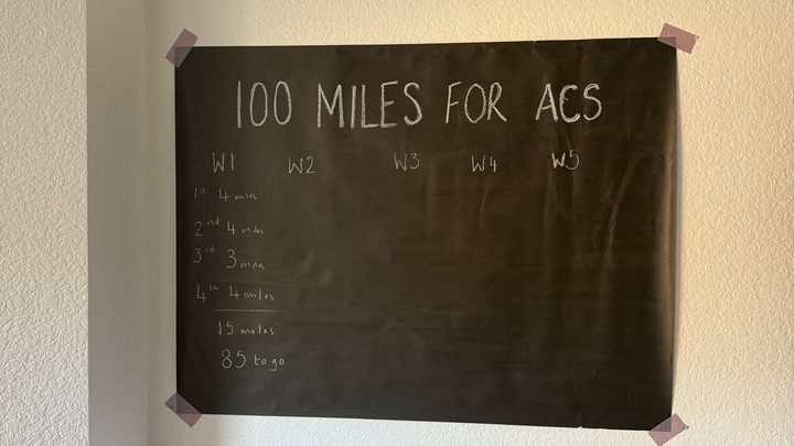 Run 100 Miles for American Cancer Society campaign photo, 1 of 3