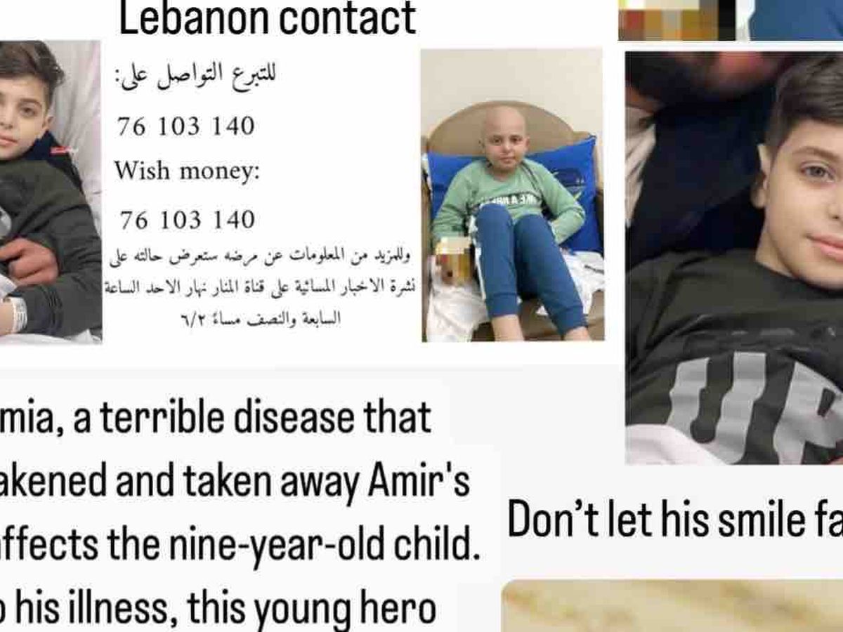 Fundraiser by Safaa Nasser El Dine : Hand in hand with Amir- don’t let ...