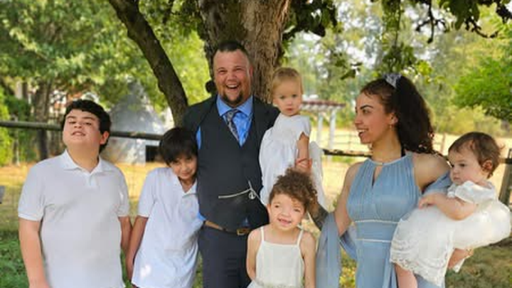 Sarah Williams and Lucas Stadnyk family campaign photo, 1 of 3