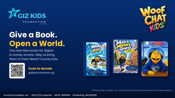 Give a Book. Open a World. – Giz Kids Foundation campaign photo, 1 of 8