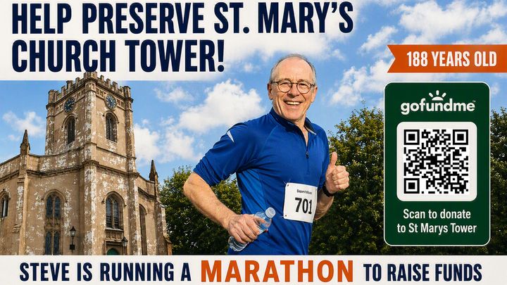 Steve's running his first ever marathon for St Marys campaign photo, 1 of 4