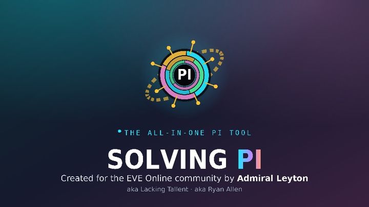 Solving PI — Free, Open-Source Planetary Industry for EVE campaign photo, 1 of 4