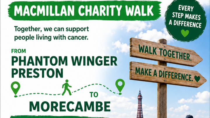 Macmillan walk from Preston to Morecambe on the 16th July campaign photo, 1 of 3