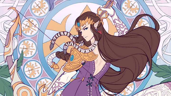 Group Commission: Painting Princess Zelda campaign photo, 1 of 4