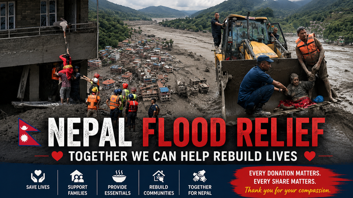 Nepal Flood Relief: Together We Can Help Rebuild Lives campaign photo, 1 of 3