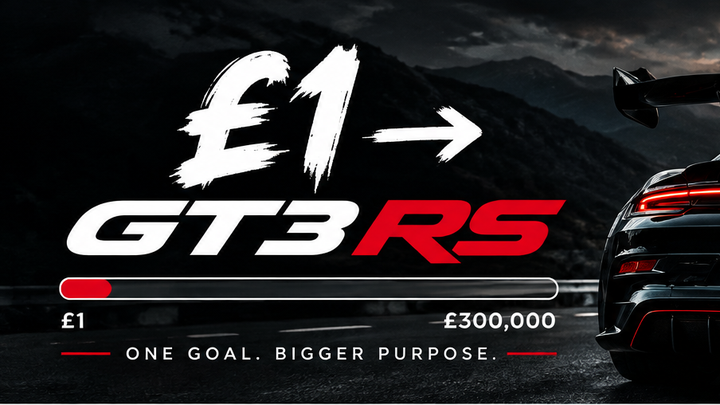 £1 → GT3 RS — GoFundMe Story campaign photo, 1 of 3