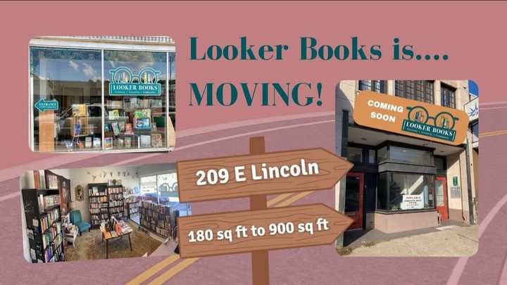 Looker Books is moving and expanding! campaign photo, 1 of 6