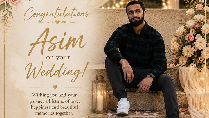 Celebrating Asim and His New Chapter ❤️