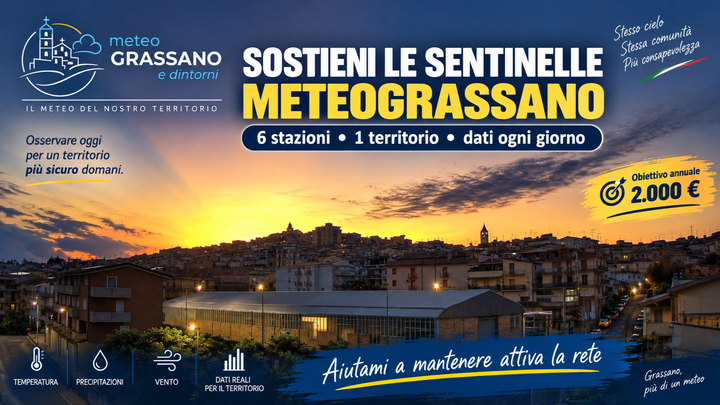 Foto della campagna Sostieni le Sentinelle MeteoGrassano, 1 di 3