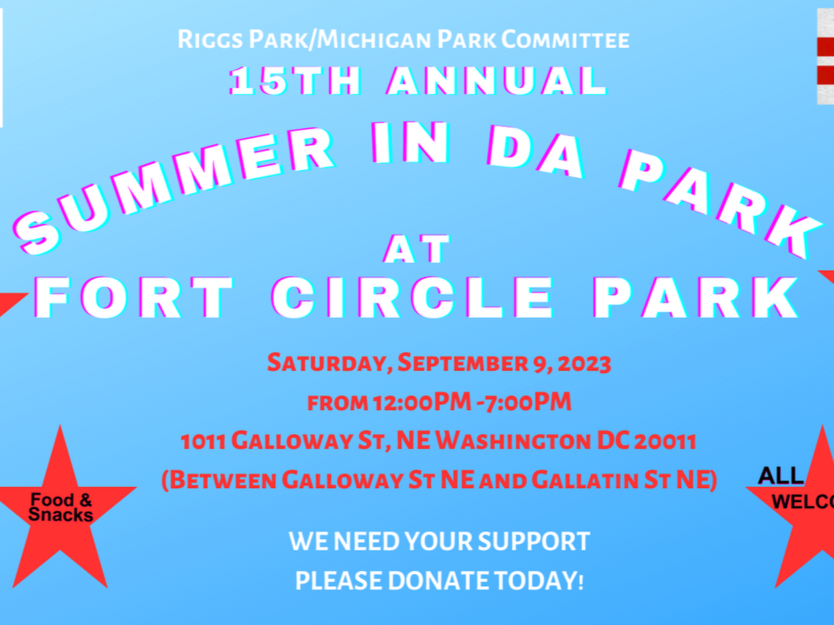 Fundraiser by Gregory Smith : 15th Annual Riggs Michigan Park Reuninon