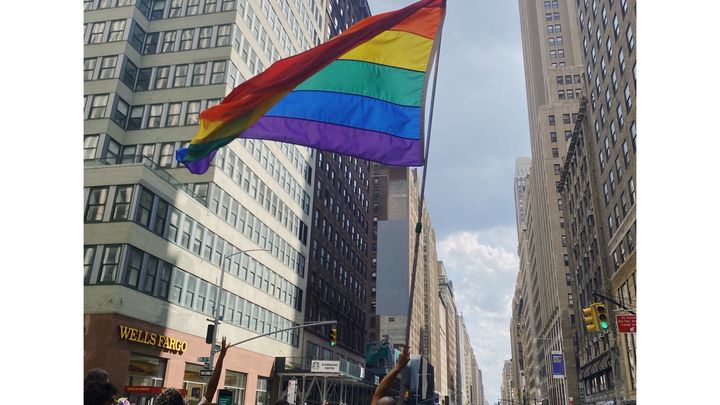 Victim of NYC Pride Hate Crime campaign photo, 1 of 2