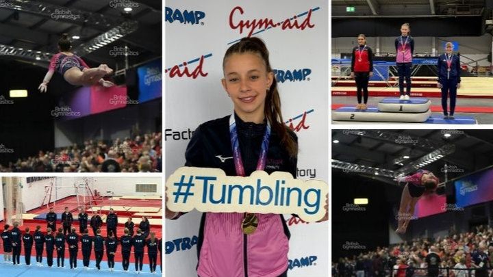 Help Caitlyn tumble for GB at the Junior World Championship campaign photo, 1 of 5