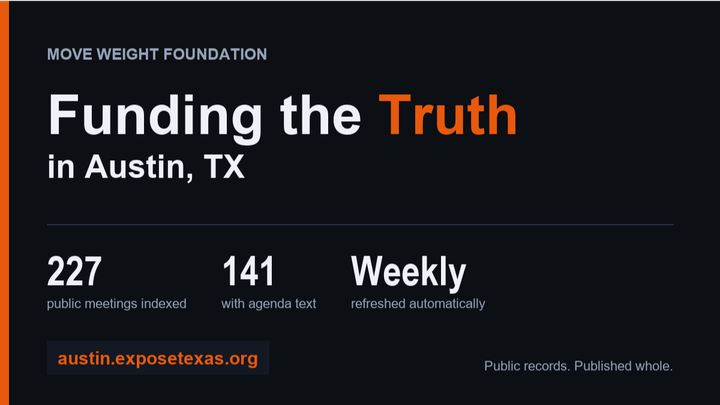 Fund Public Records Access in Austin campaign photo, 1 of 3