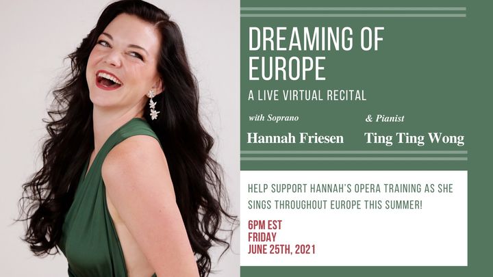 Fundraiser by Hannah Friesen Help Hannah s Opera Training