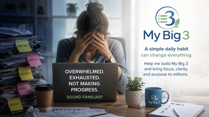Help Build MY BIG 3: Reduce Burnout Stress for Millions campaign photo, 1 of 3