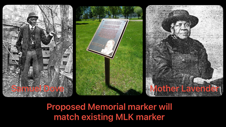 The project is to memorialize two past members of our community who were born in slavery, and journeyed from southern plantations to Utica and proved to be exceptional citizens, each making significant contributions to the social fabric of the city. We think that their contributions should be remembered and eternalized with memorial markers it the Martin Luther King Dream Park on South Street in Utica NY.