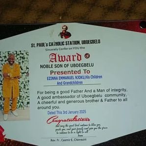 St. Paul's Catholic Church Station Uboegbelu Emekuku Owerri North Imo State Nigeria