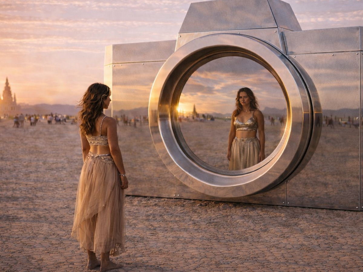 Bringing 'Dreams Never Get Old' to Burning Man campaign photo, 1 of 5