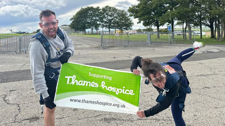 Thames Hospice Sky Dive campaign photo, 1 of 3
