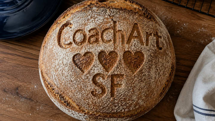 Sourdough for CoachArt (SF Associate Board) campaign photo, 1 of 3