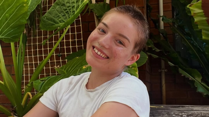 Summer in her fight against Hodgkin's Lymphoma campaign photo, 1 of 3