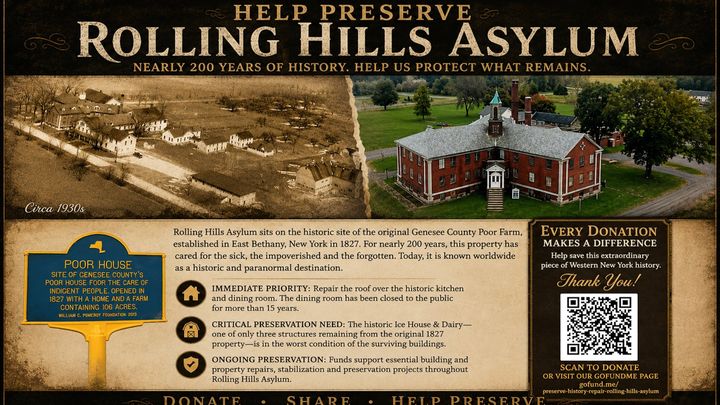 Preserve History: Repair Rolling Hills Asylum campaign photo, 1 of 3