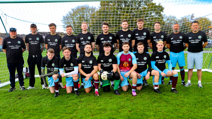 Hamstreet FCs Movember For Young Lives vs Cancer campaign photo, 1 of 3