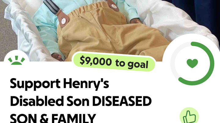 SUPPORT DISEASED SON AND DISABLE SON & KIDS campaign photo, 1 of 4
