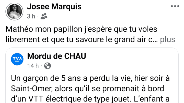 Photo de la campagne Mathéo 5 ans,le petit garçon de mon amie à Carleton sur mer, 1 sur 8