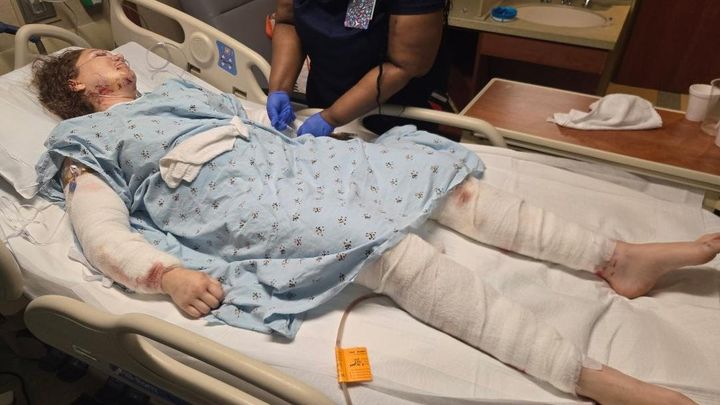 Donate to Ease Haley and Aaron's Hospital Bills campaign photo, 1 of 8