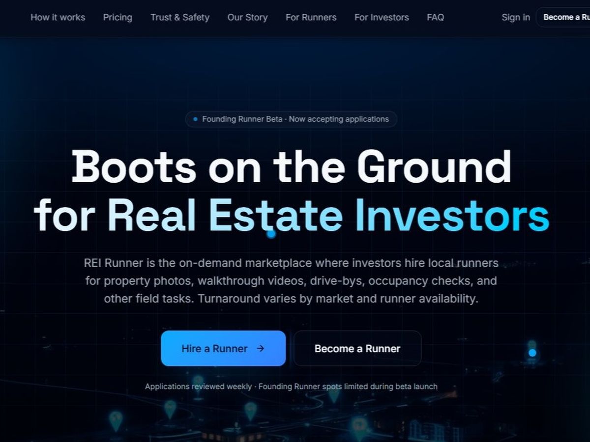 REI Runner: Real Estate Field Services campaign photo, 1 of 3