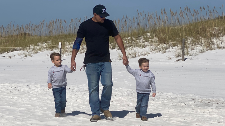 Standing with Hunter and Family during his recovery. campaign photo, 1 of 7