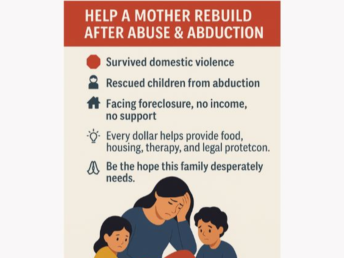 Help Rebuild a Family Torn by Domestic Violence campaign photo, 1 of 4