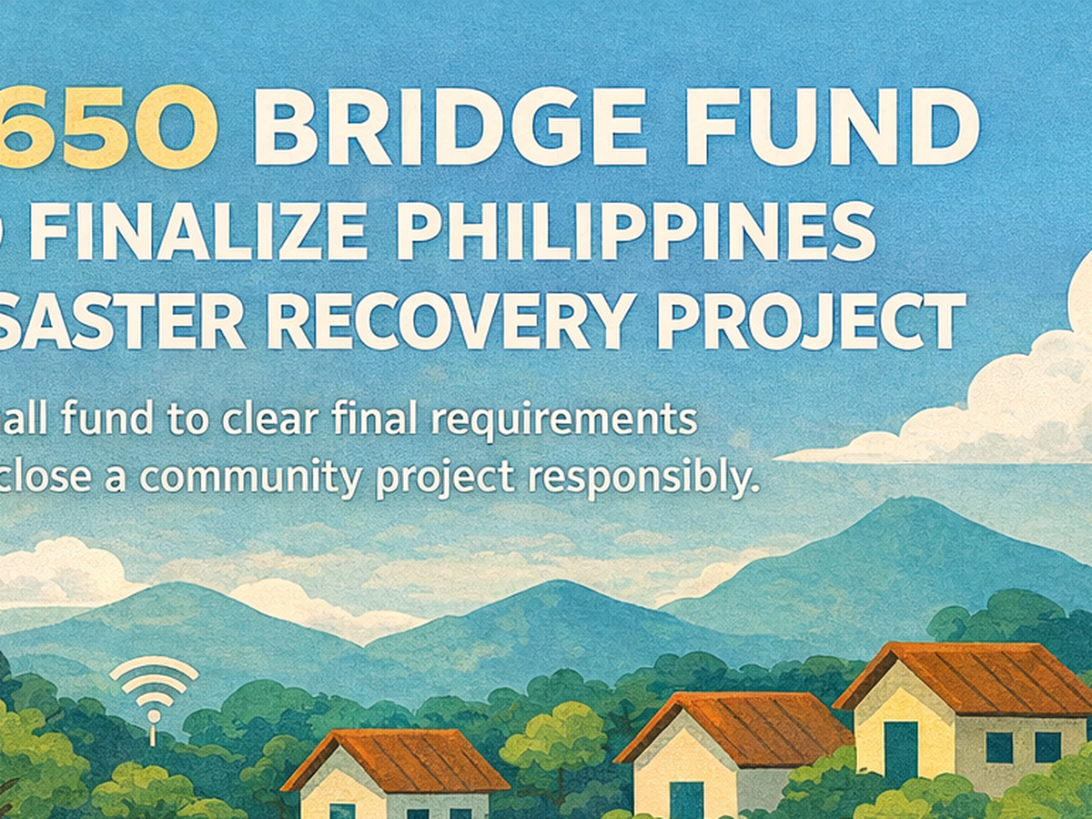 Help Complete Filipino Disaster Recovery Process campaign photo, 1 of 6