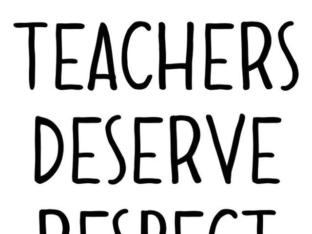 respect teachers clipart black and white