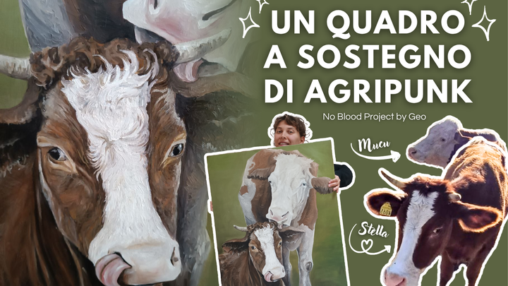 Un quadro a sostegno di Agripunk - NO BLOOD PROJECT campaign photo, 1 of 3