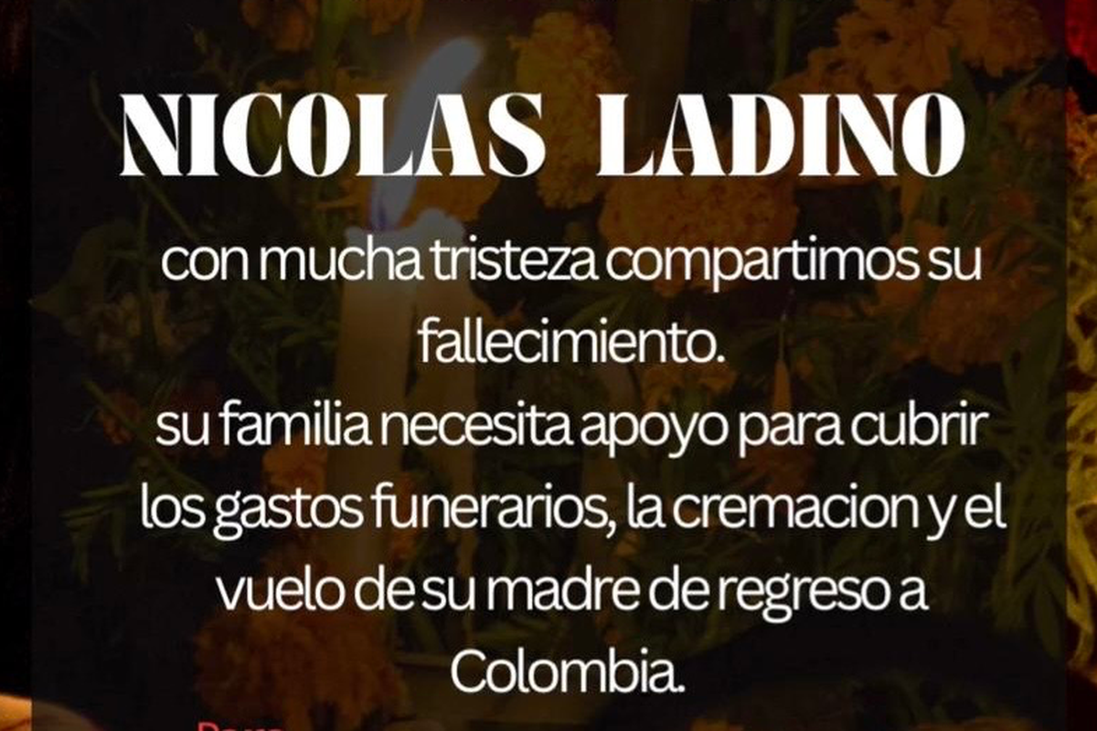 Fundraiser by Ivan Alberto Ramirez Giraldo : Gastos funerarios de Nicolás  Ladino Sánchez
