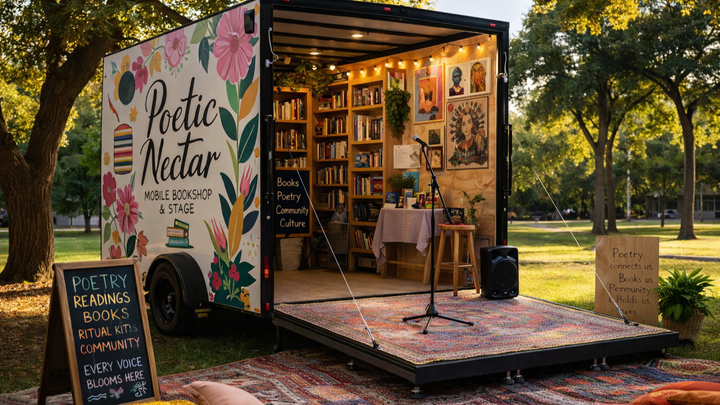 Help Build Poetic Nectar Mobile Bookshop & Stage campaign photo, 1 of 4