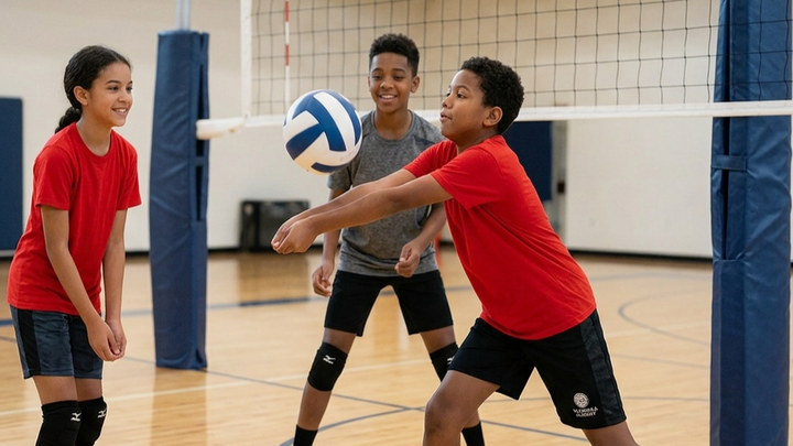 Support the Launch of First Serve Junior Volleyball Clinic campaign photo, 1 of 8
