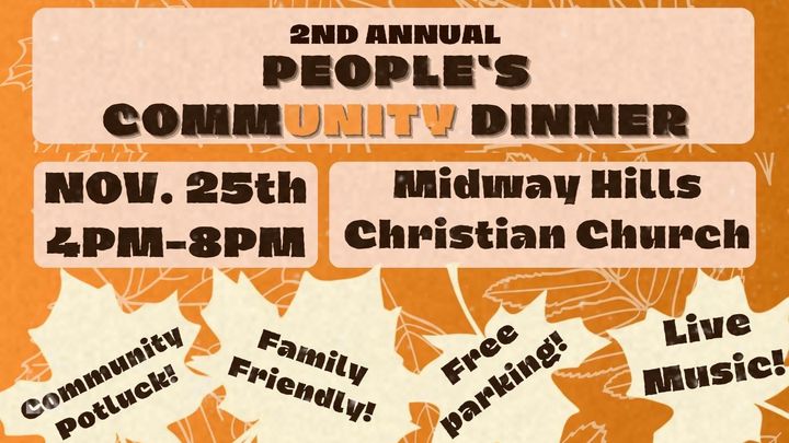 2ⁿᵈ Annual People's Community Dinner