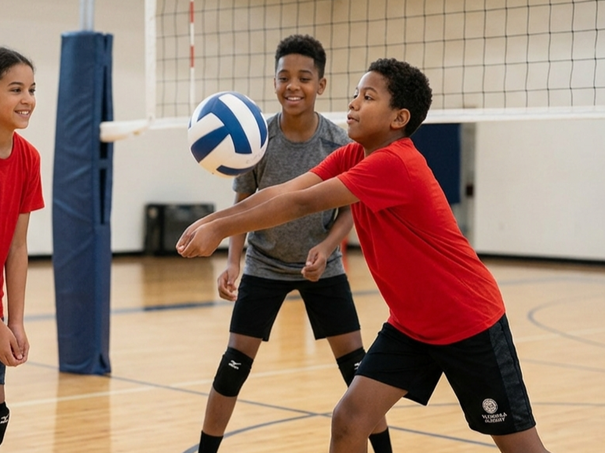 Support the Launch of First Serve Junior Volleyball Clinic campaign photo, 1 of 8