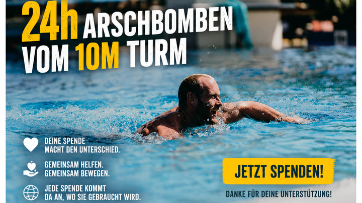24-Stunden Arschbomben Weltrekordversuch in Sindelfingen campaign photo, 1 of 3