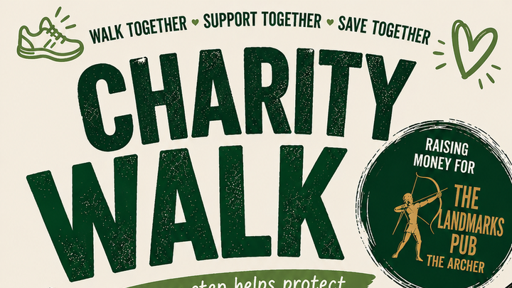 Charity walk campaign photo, 1 of 3
