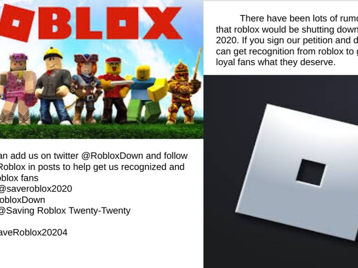 Fundraiser By Josie Rogers Stop Roblox From Shutting Down - why roblox is getting shut down 2020